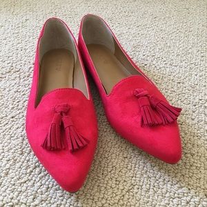 J. Crew Red Edie Loafers (7)